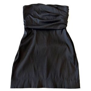 NWT Michael Costello x REVOLVE Women’s M Kaia Mini Dress Black Strapless Taffeta